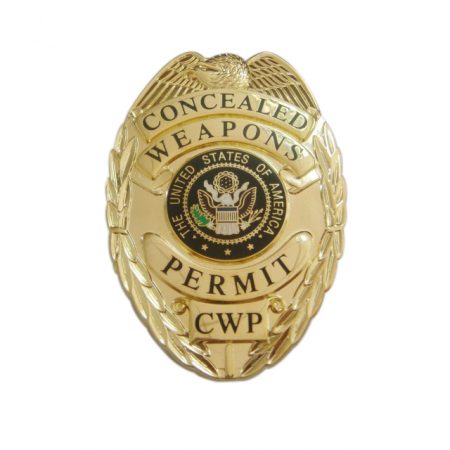 Concealed Weapons Permit CWP Money Clip Badge