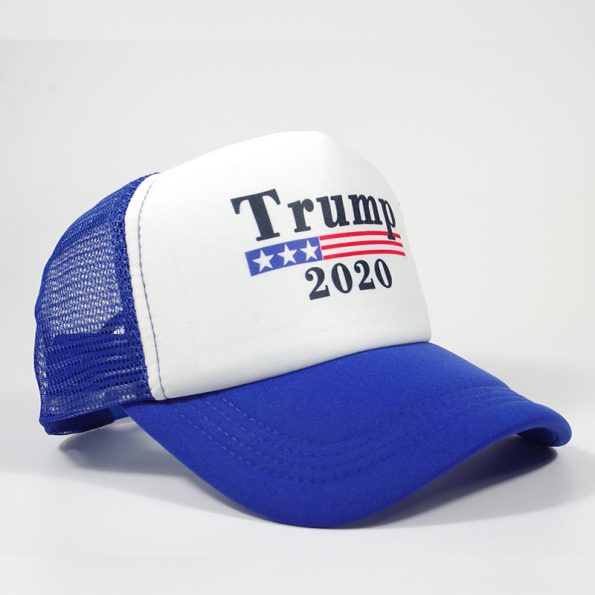 Trump 2020 Keep America Great Blue Color Mesh Fashion Sun Protection Election Campaign Cap