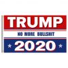 Trump No More Bullshit 2020 Red Blue Line President Election Flag