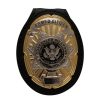 Armed Citizen Concealed Weapon Permit Leather Holder Badge Suit