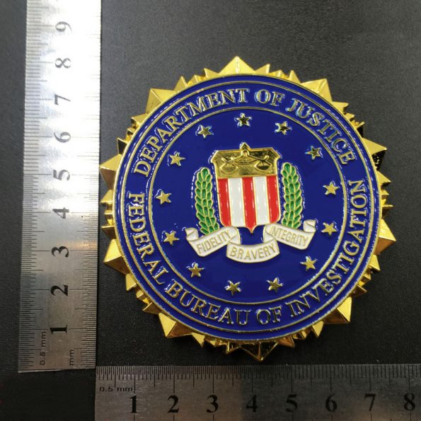 DOJ FBI Federal Bureau of Investigation Badge
