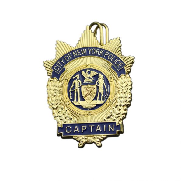 NYP City of New York Police Captain Badge